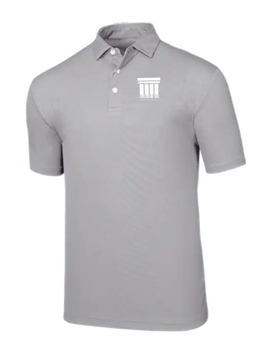 Callaway Birdseye Light Grey Polo w/KKHB Attorneys Logo