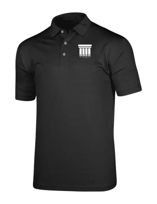 Callaway Vibrant Black Ventilated Polo w/KKHB Attorneys Logo