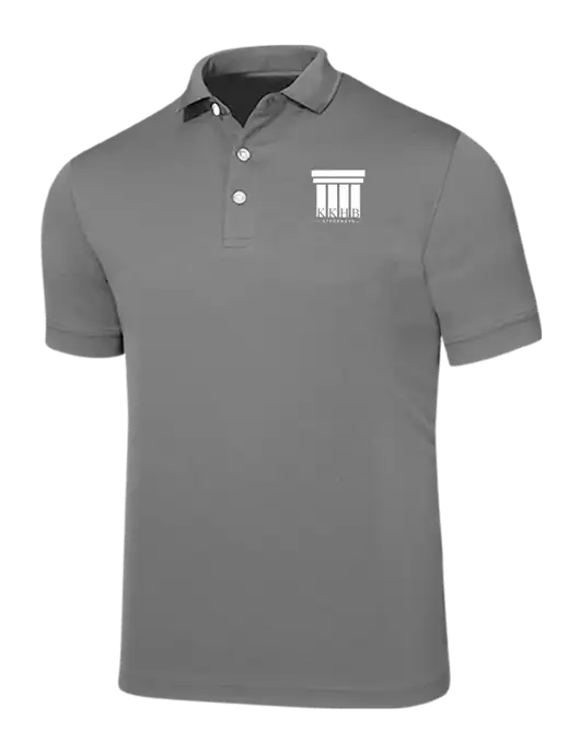 Callaway Ottoman Medium Grey Polo w/KKHB Attorneys Logo