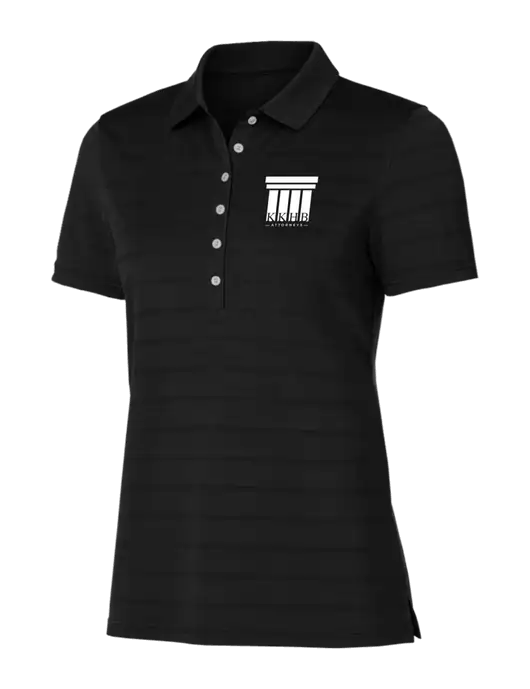 Callaway Womens Black Ventilated Polo w/KKHB Attorneys Logo