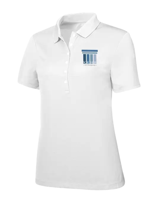 Callaway Womens Ottoman Bright White Polo w/KKHB Attorneys Logo