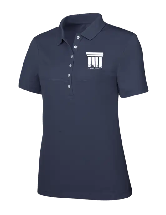 Callaway Womens Ottoman Navy Polo w/KKHB Attorneys Logo