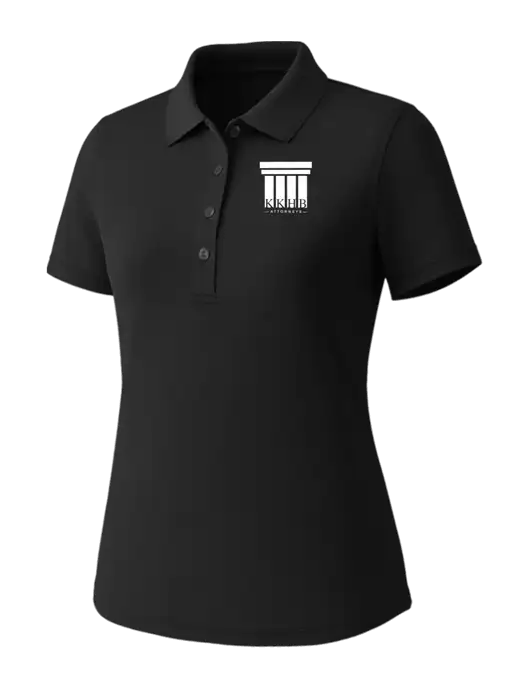Callaway Womens Core Black Performance Polo w/KKHB Attorneys Logo