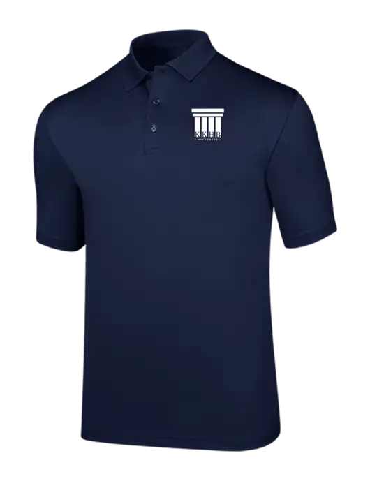 Callaway Opti-Dri Navy Chev Polo w/KKHB Attorneys Logo