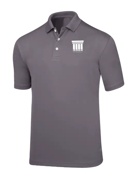 Callaway Core Medium Grey Performance Polo w/KKHB Attorneys Logo