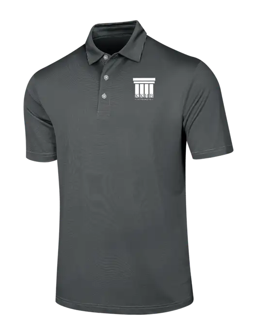 Callaway Black Fine Line Stripe Polo w/KKHB Attorneys Logo