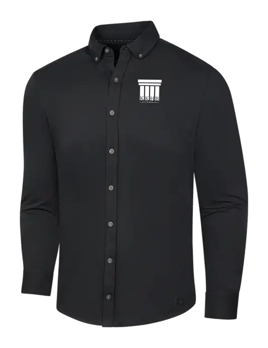 OGIO Blacktop Modern Code Stretch Button-Up Shirt w/KKHB Attorneys Logo