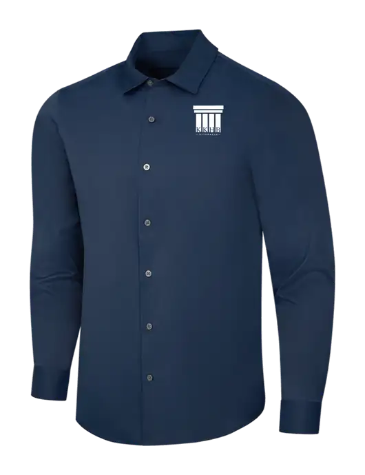 Navy City Stretch Shirt w/KKHB Attorneys Logo