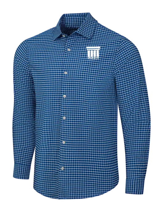 Navy/White City Stretch Shirt w/KKHB Attorneys Logo
