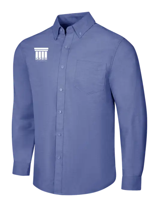 Navy SuperPro Oxford Shirt w/KKHB Attorneys Logo