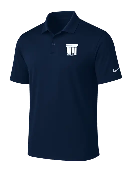 NIKE Navy Victory Solid Polo w/KKHB Attorneys Logo
