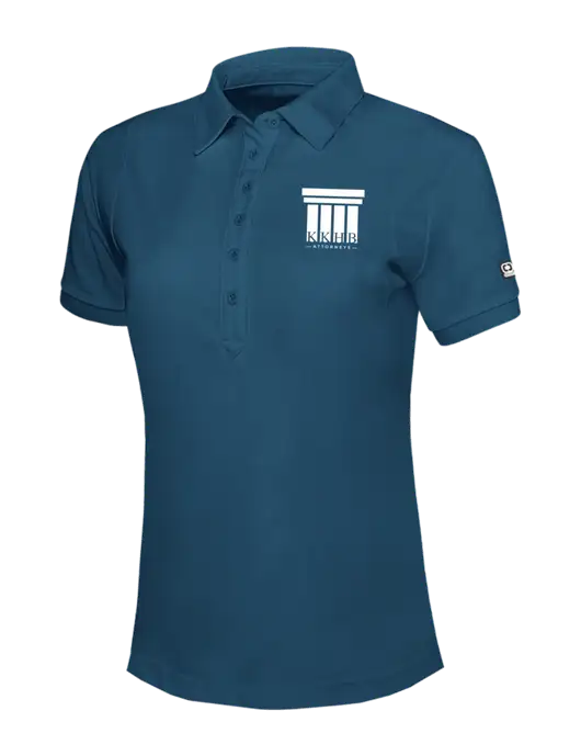OGIO Womens Light Navy Jewel Polo w/KKHB Attorneys Logo