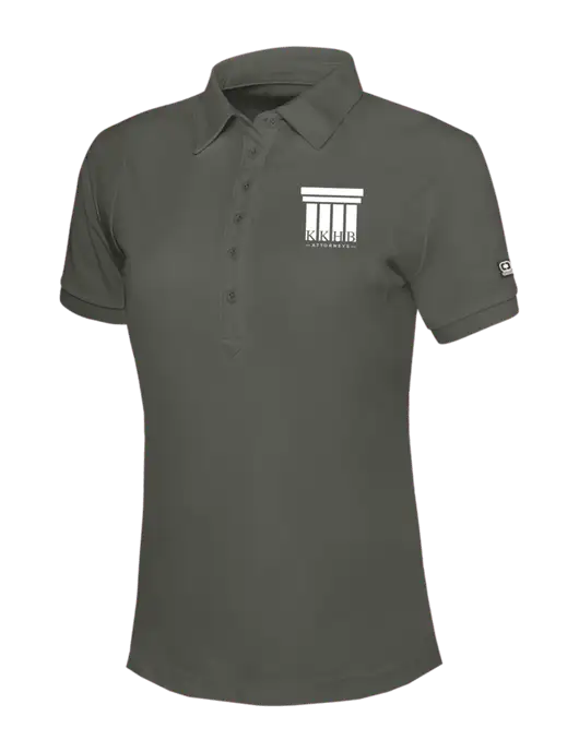 OGIO Womens Medium Grey Jewel Polo w/KKHB Attorneys Logo