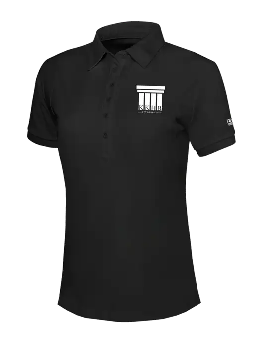 OGIO Womens Blacktop Jewel Polo w/KKHB Attorneys Logo