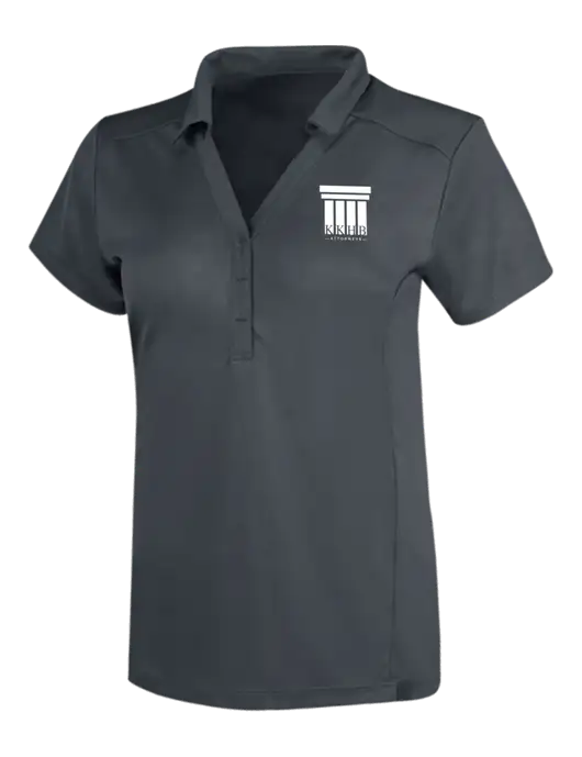 OGIO Dark Grey Womens Framework Polo w/KKHB Attorneys Logo