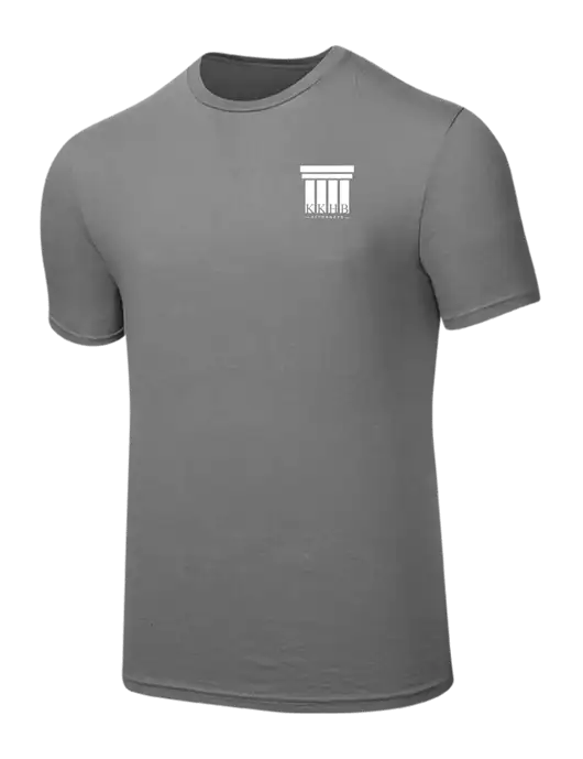 Seriously Soft Medium Grey T-Shirt w/KKHB Attorneys Logo