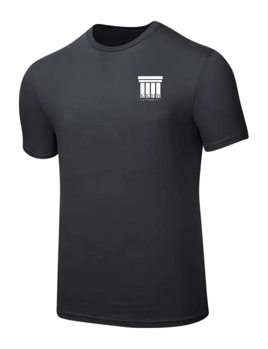 Seriously Soft Charcoal T-Shirt w/KKHB Attorneys Logo