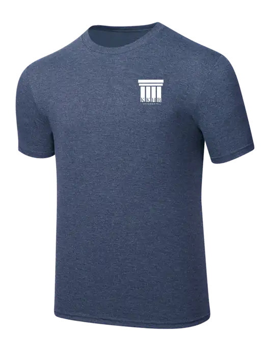 Simply Soft Navy Frost 4.5oz  Poly/Combed Ring Spun Cotton T-Shirt w/KKHB Attorneys Logo