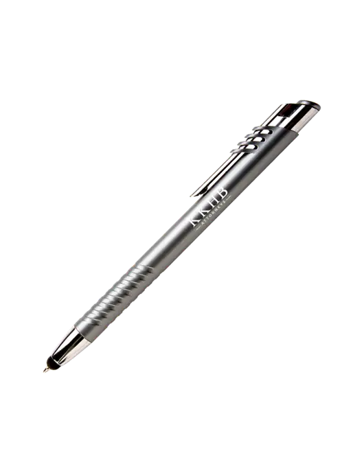 Schirhart Grey Stylus Pen - Blue Ink w/KKHB Attorneys Logo
