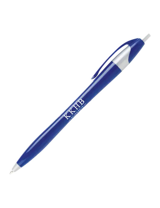 Novella Navy/Silver Corporate Pen- Blue Ink w/KKHB Attorneys Logo
