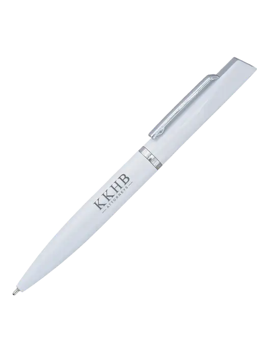 Santos White Pen - Black Ink w/KKHB Attorneys Logo
