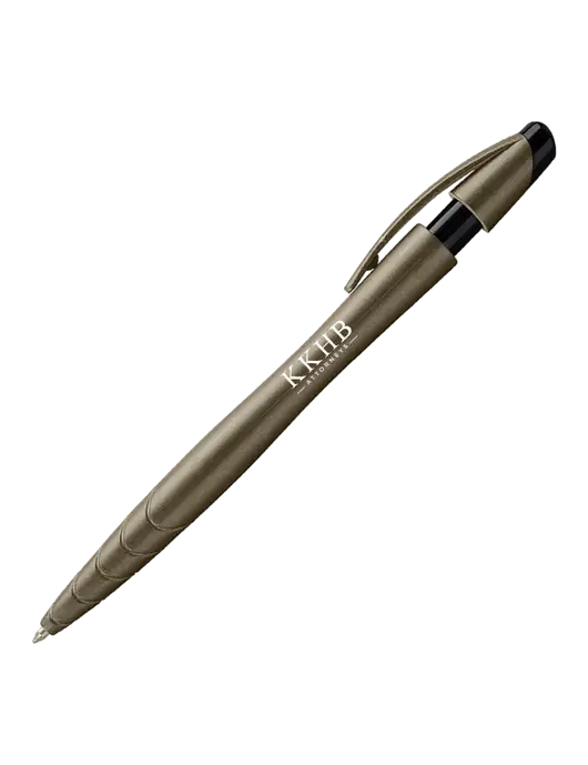 Awali Grey Metallic Pen - Black Ink w/KKHB Attorneys Logo