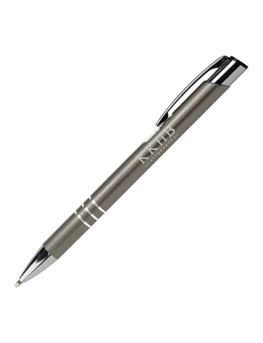 Laurent Gunmetal Pen - Black Ink w/KKHB Attorneys Logo