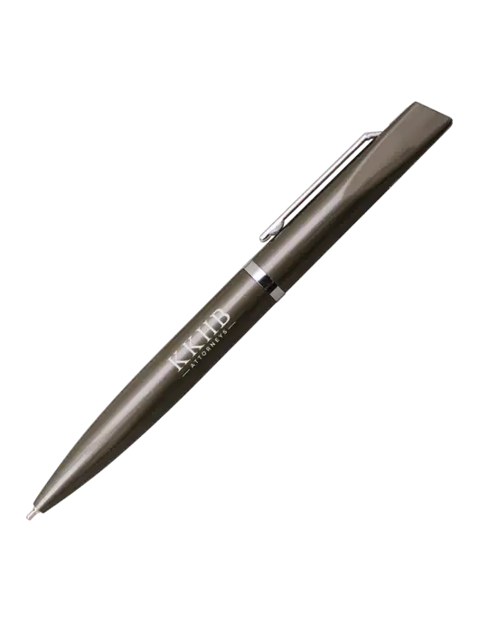 Santos Gunmetal Pen - Black Ink w/KKHB Attorneys Logo