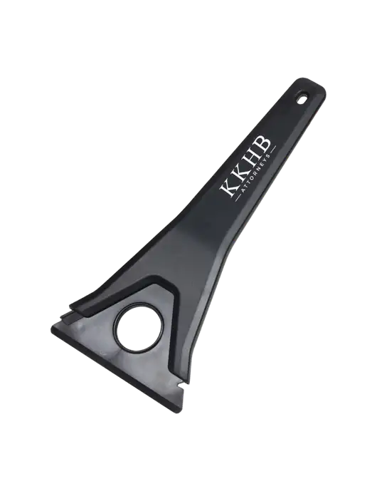 TriBlade Black Windshield Scraper w/KKHB Attorneys Logo