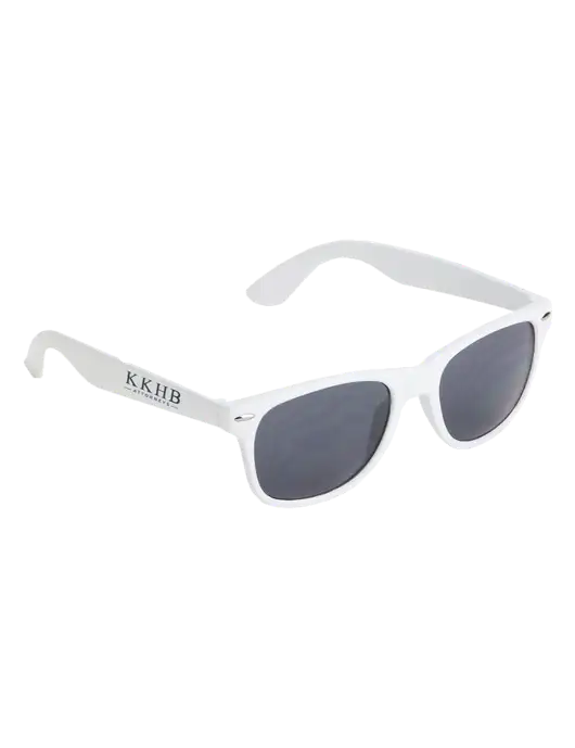 Daytona White Sunglasses w/KKHB Attorneys Logo