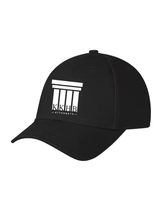 Black Structured Cap Hook & Loop w/KKHB Attorneys Logo