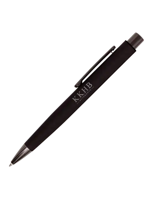 Moana Comfort Black - Black Ink w/KKHB Attorneys Logo