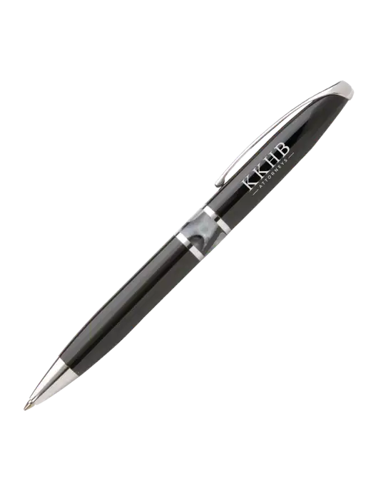 Illusion Black Pen - Black Ink w/KKHB Attorneys Logo