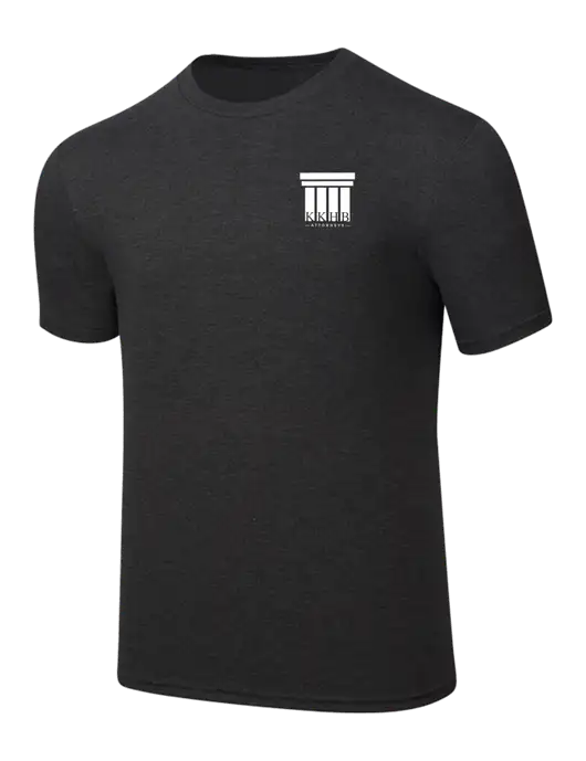 Simply Soft Black Frost 4.5oz  Poly/Combed Ring Spun Cotton T-Shirt w/KKHB Attorneys Logo