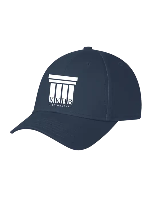 Navy Structured Cap Hook & Loop w/KKHB Attorneys Logo
