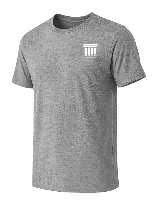 BELLA+CANVAS Heather Grey CVC Short Sleeve Tee w/KKHB Attorneys Logo