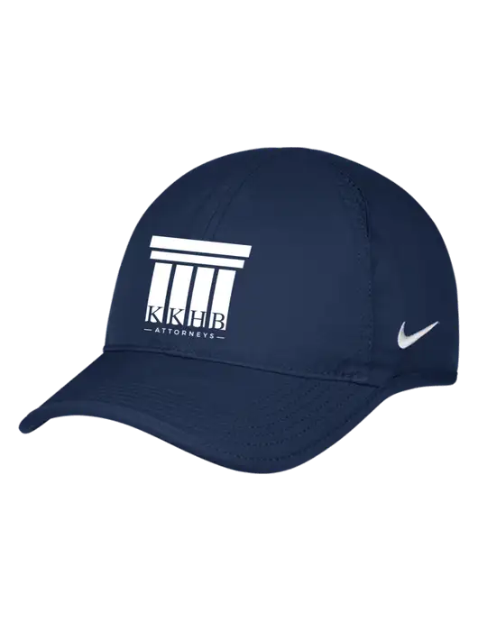 Nike Navy Featherlight Cap w/KKHB Attorneys Logo