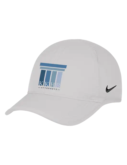 Nike White Featherlight Cap w/KKHB Attorneys Logo