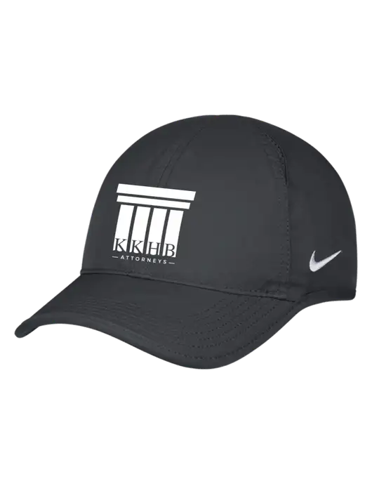 Nike Charcoal Featherlight Cap w/KKHB Attorneys Logo