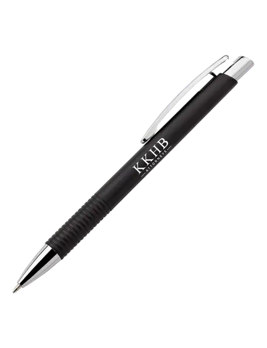 Malay Black Ballpoint Pen - Blue Ink w/KKHB Attorneys Logo