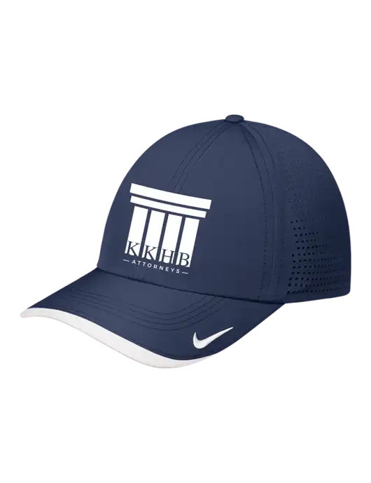 Nike Navy/White Dri-FIT Perforated Performance Cap w/KKHB Attorneys Logo