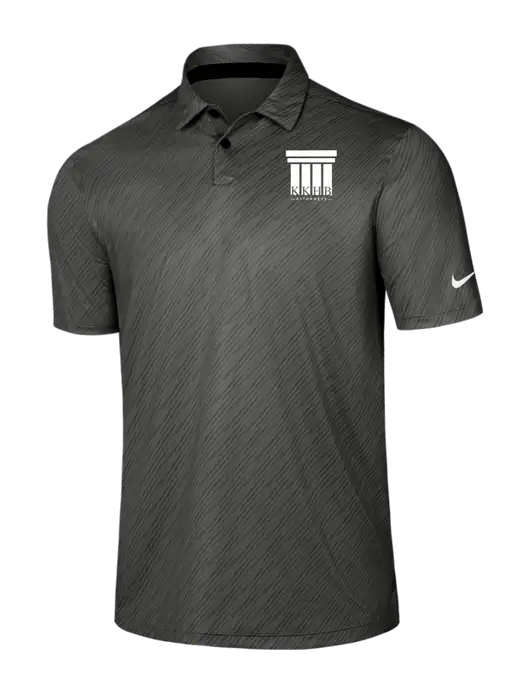 Nike Dark Grey Vapor Dash Polo w/KKHB Attorneys Logo