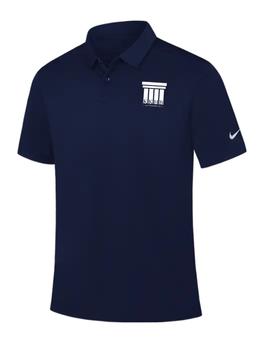 Nike Navy Dry Essential Solid Polo w/KKHB Attorneys Logo