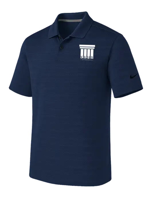 Nike Navy Dri-FIT Vapor Jacquard Polo w/KKHB Attorneys Logo