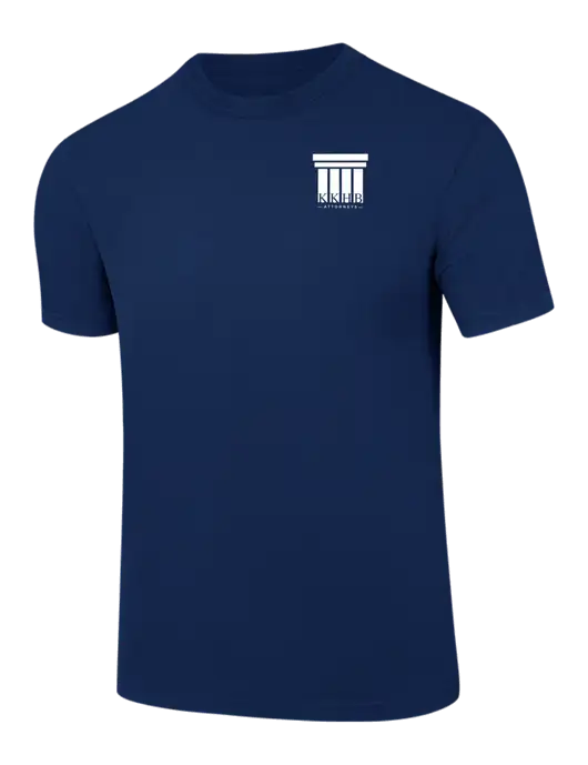 Comfort Colors 6.1 oz Dark Navy Heavyweight Ring Spun T-Shirt w/KKHB Attorneys Logo