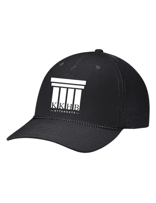 Richardson Laser Perf Performance Black/Black-Grey Rope Cap w/KKHB Attorneys Logo
