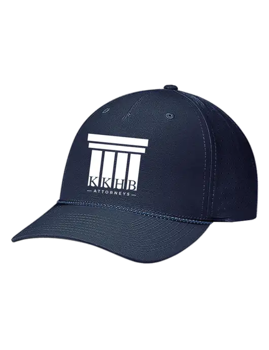 Richardson Laser Perf Performance Dark Navy/Navy-Grey-Blue Rope Cap w/KKHB Attorneys Logo
