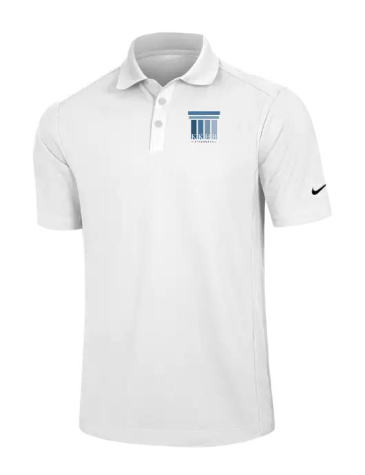 Nike White Dri-FIT Classic Polo w/KKHB Attorneys Logo