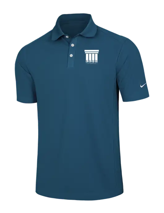 Nike Light Navy Dri-FIT Classic Polo w/KKHB Attorneys Logo